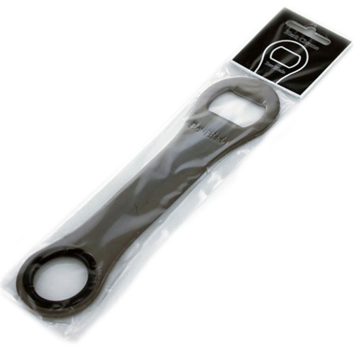 Bottle Opener Bar Blade W/ Spin Ring Black