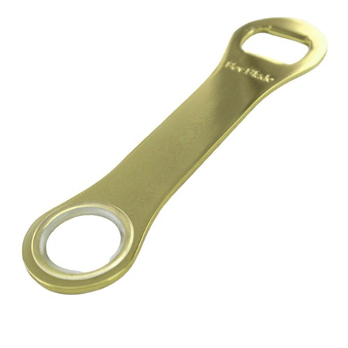 2035115 Bottle Opener Bar Blade W/ Spin Ring Gold