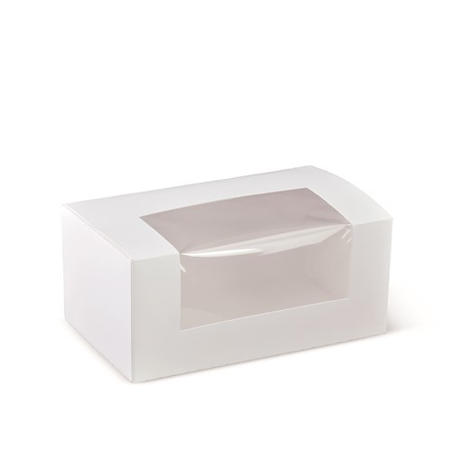 3415841 Window Patisserie Box White 180x110x80mm