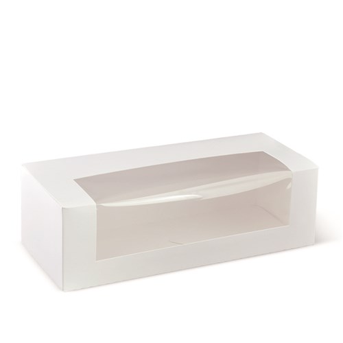 3415857 Window Patisserie Box White 260x110x80mm