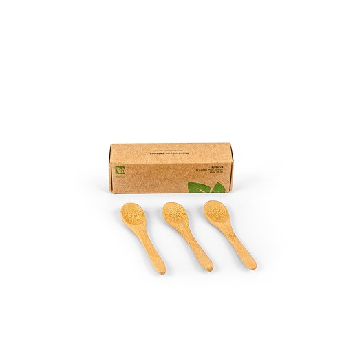 3435002_02 EziServe Wooden Mini Spoon 90x20mm Earth Essentials