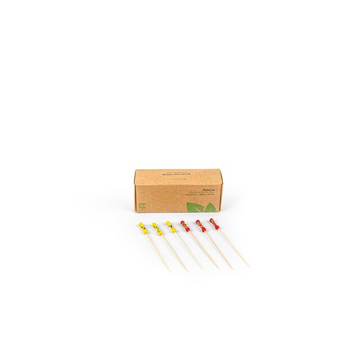 3460145_0 EziServe Bamboo Party Pics Skewer 120mm Earth Essentials