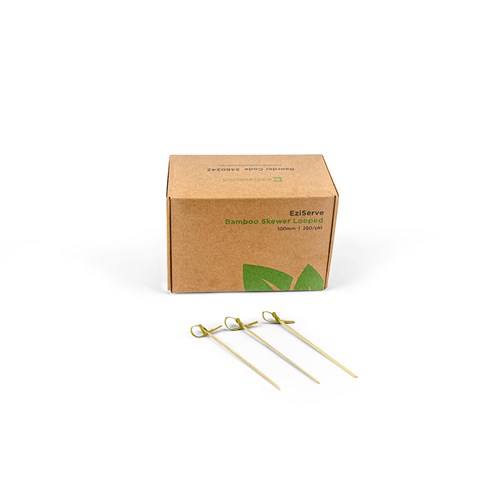 3460242_02 EziServe Bamboo Looped Skewer 100mm Earth Essentials