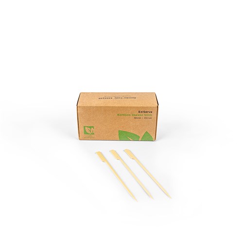 3460248_02 EziServe Bamboo Skewer Stick 180mm Earth Essentials