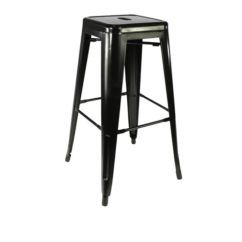 4242309 RIVIERA 750 STOOL BLK 750X430X430MM