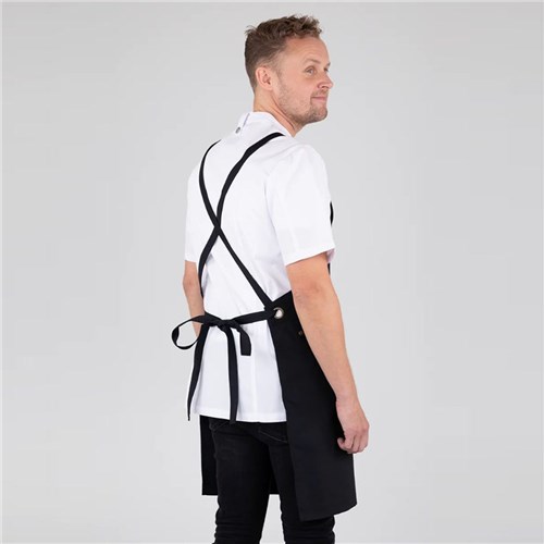 BIB APRON LUCA BLK 700X820MM