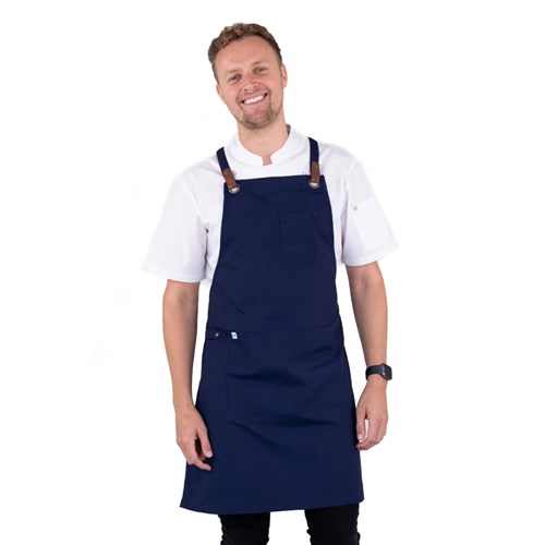 5400911 BIB APRON LUCA NAVY 700X820MM