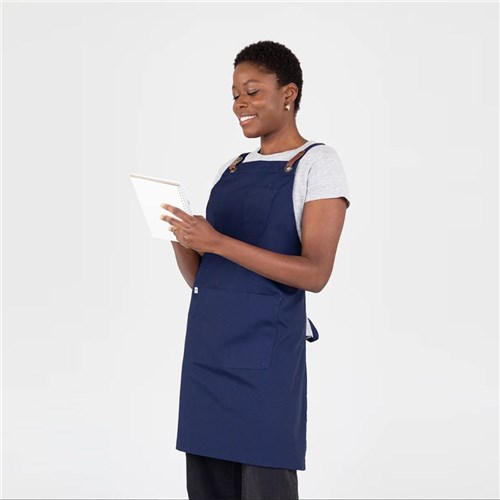 BIB APRON LUCA NAVY 700X820MM