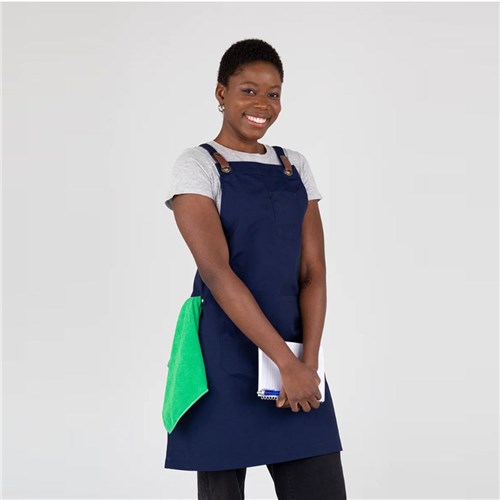 BIB APRON LUCA NAVY 700X820MM