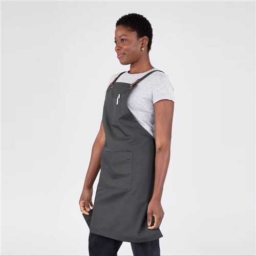 BIB APRON LUCA BOTTLE GREEN 700X820MM