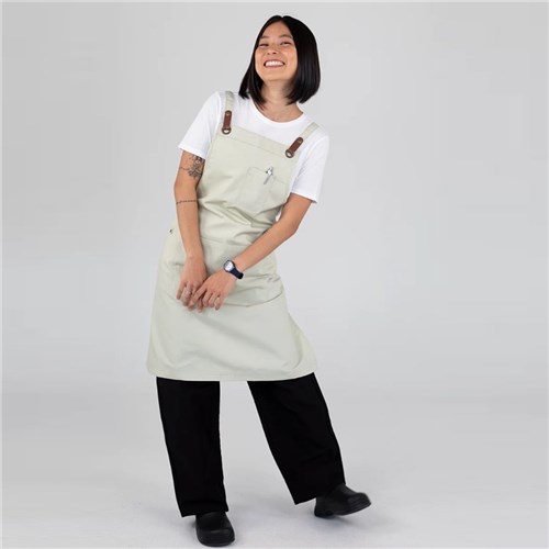 BIB APRON LUCA STONE 700X820MM