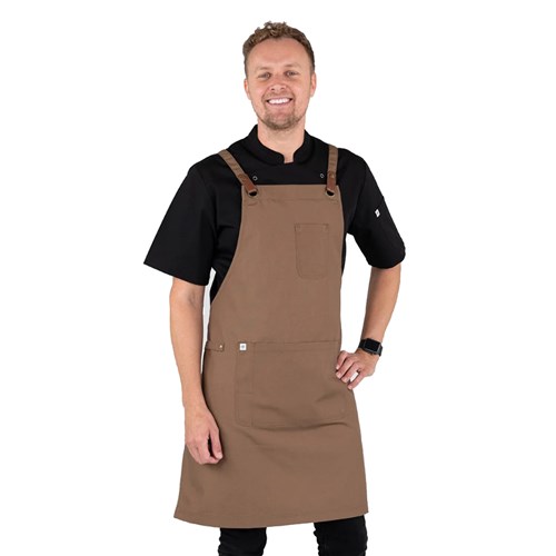 5400915 BIB APRON LUCA COFFEE 700X820MM