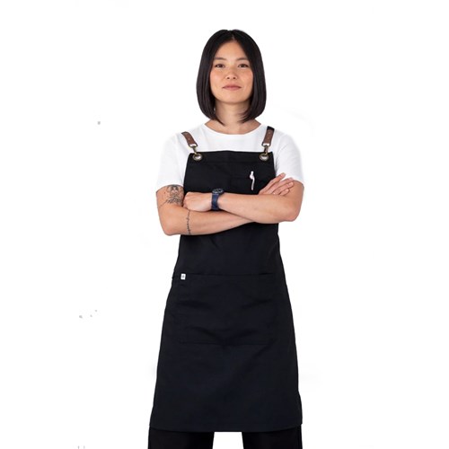 5400922  BIB APRON LUNA BLK 700X820MM