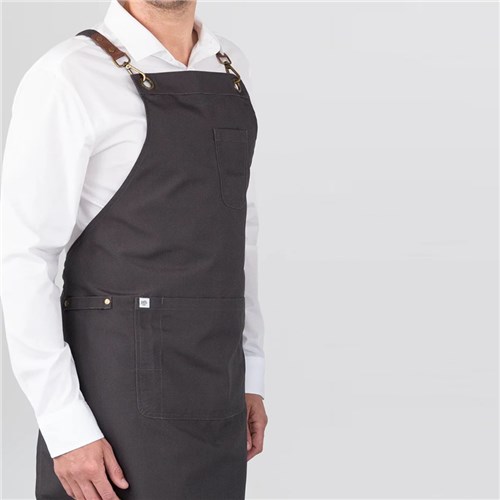 BIB APRON LUNA SLATE 700X820MM