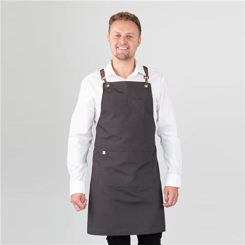 BIB APRON LUNA SLATE 700X820MM