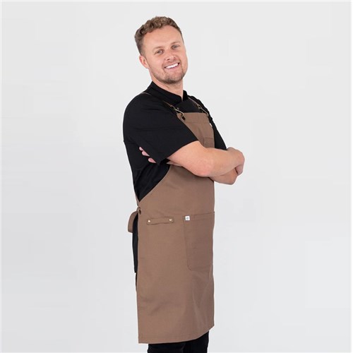 BIB APRON LUNA COFFEE 700X820MM