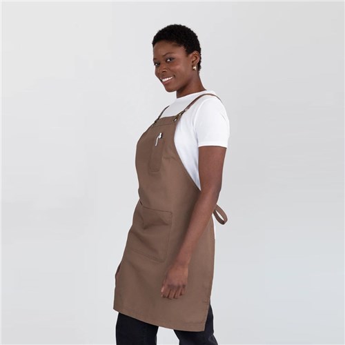 BIB APRON LUNA COFFEE 700X820MM