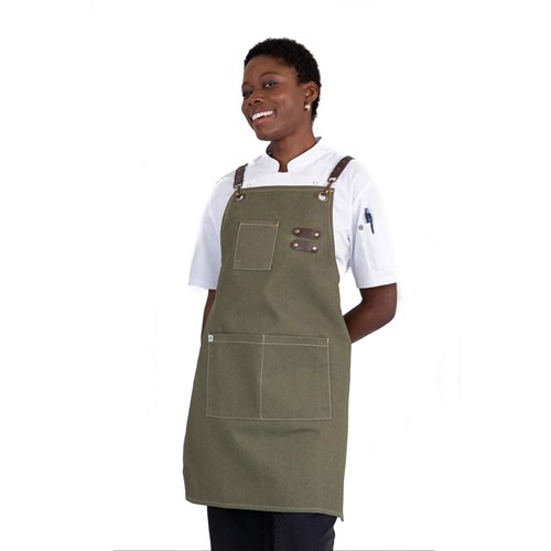 5400929 BIB APRON TOMY OLIVE 680X800MM