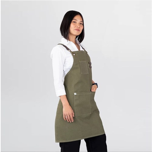 BIB APRON TOMY OLIVE 680X800MM