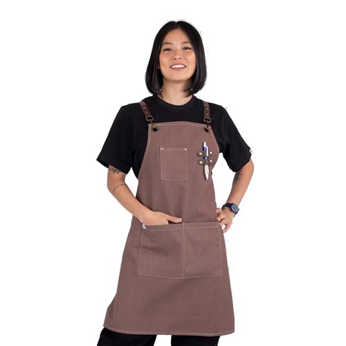 5400932 BIB APRON TOMY CINNAMON 680X800MM