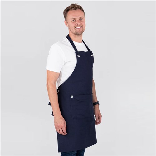 BIB APRON CANTINE NAVY 700X800MM