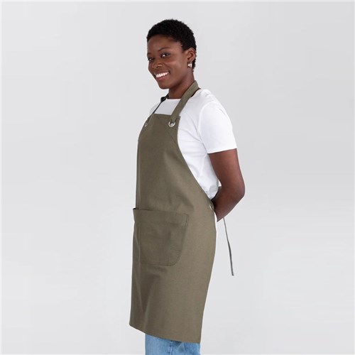 BIB APRON CANTINE OLIVE 700X800MM