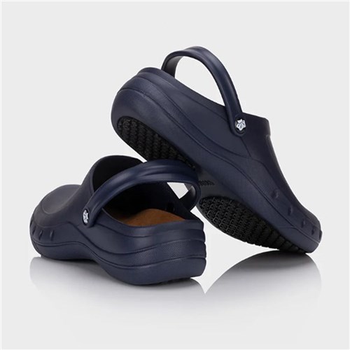 OKI ANTI STATIC CLOGS NAVY W/ BLK SOLE SIZE 37