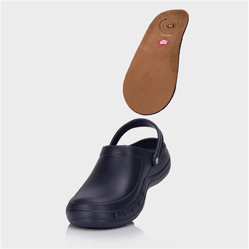 OKI ANTI STATIC CLOGS NAVY W/ BLK SOLE SIZE 44