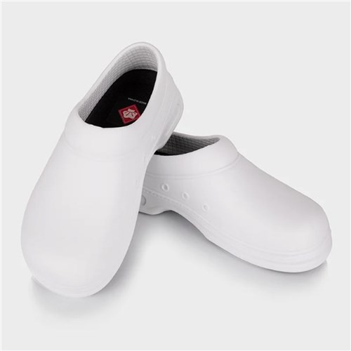 5424298 Chef Traditional Clogs White Size 36 Aussie Chef