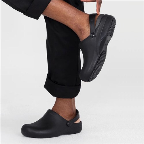 Chef Traditional Slip On Clogs Black Size 41 Aussie Chef