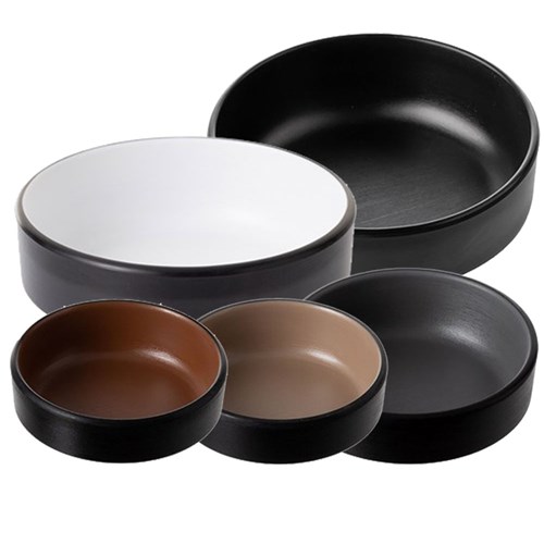 ZF100921 Dual Colour Melamine Sauce Dishes COU COU