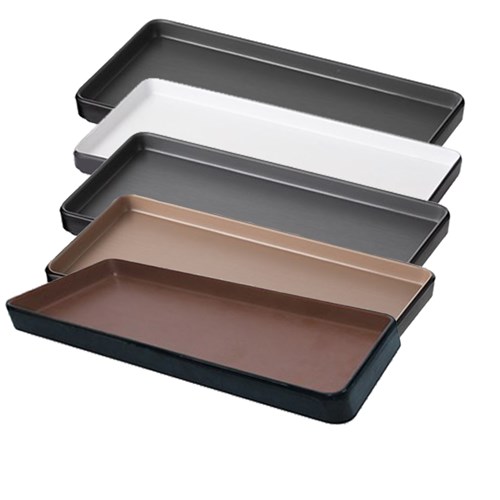 ZF100923 Dual Colour Melamine Rectangular Plates COU COU