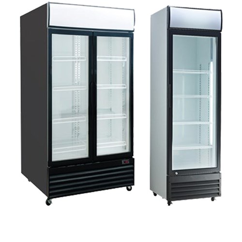 ZF100937 Exquisite Upright 1 Door Display Fridges