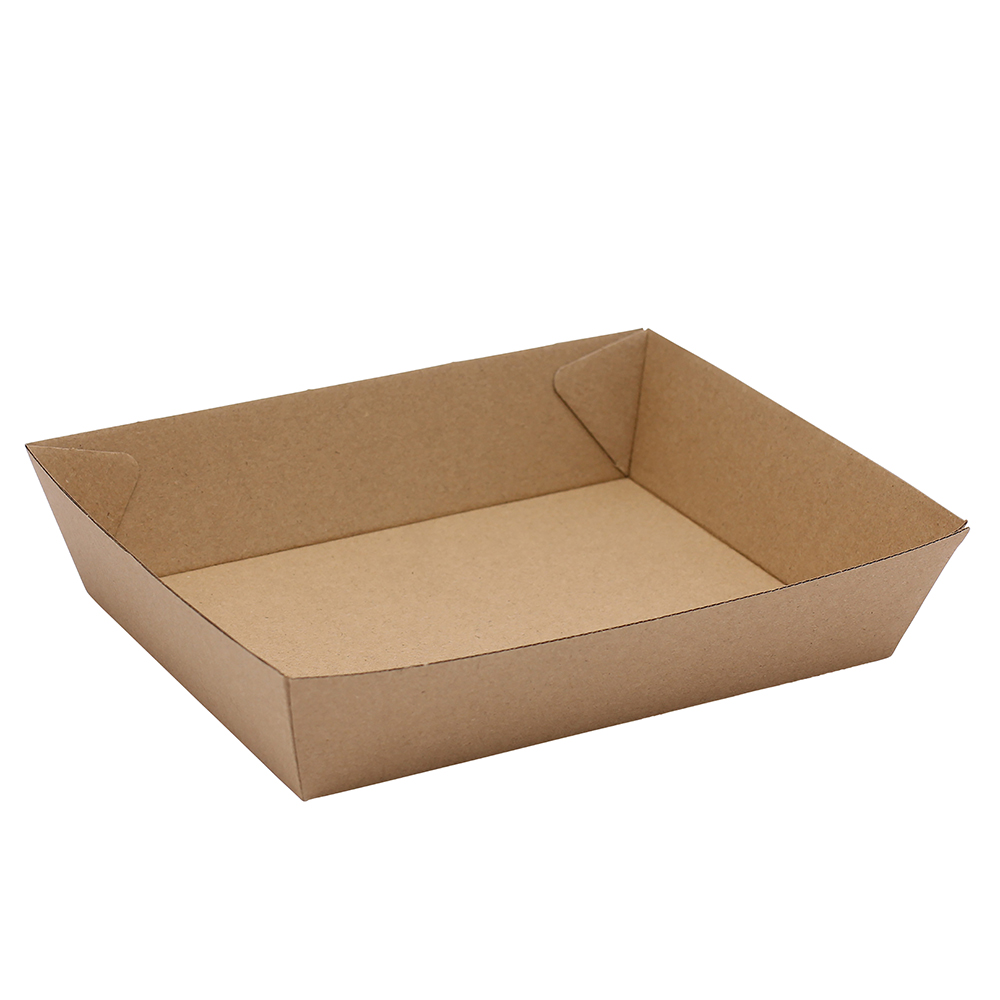 Food Tray No.3 Kraft Brown 180x134x45mm - 3415107 | Reward Hospitality