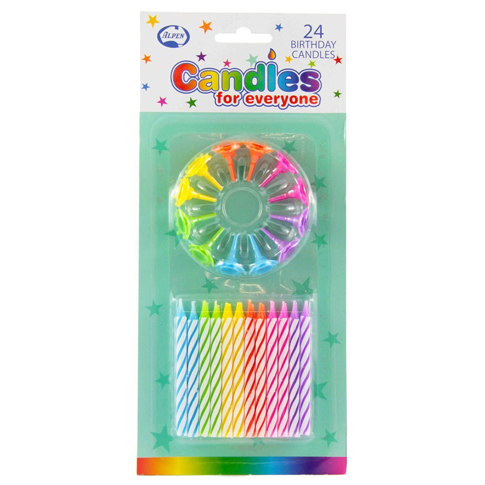 Birthday Candles with Flower Holder - 3459003 | Reward Hospitality