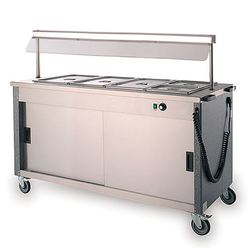 Versigen Mobile Bain Marie Hot Cabinet 4 X 1/1 GN Silver 1500mm 4FBMD ...