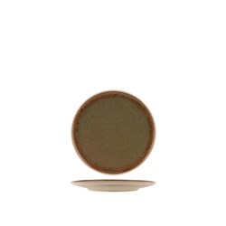 1036555 SOHO RND PLATE 160MM BURNT SIENNA