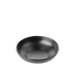 1181056 Dual Colour Melamine Bowl Black 123mm CouCou