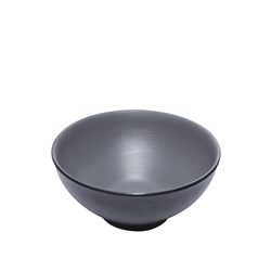 1181074 Dual Colour Melamine Bowl Black/Grey 150mm CouCou