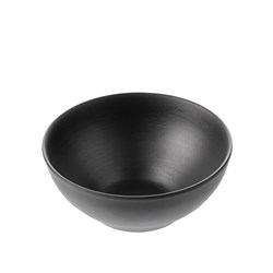 1181082 Dual Colour Melamine Bowl Black 165mm CouCou