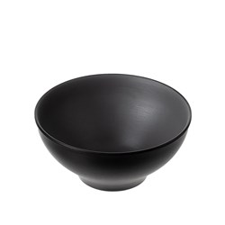 1181086 Dual Colour Melamine Bowl Black/Grey 165mm CouCou