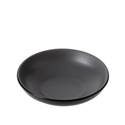 1181097 Dual Colour Melamine Bowl Black/Grey 175mm CouCou