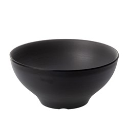 1181128 Dual Colour Melamine Bowl Black/Grey 210mm CouCou