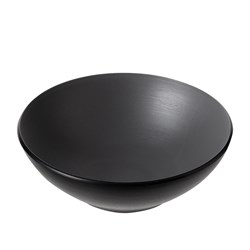 1181129 Dual Colour Melamine Bowl Black/Grey 210mm CouCou