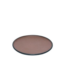 1181144 Dual Colour Melamine Plate Brown/Black 167mm CouCou