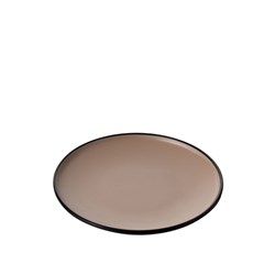 1181146 Dual Colour Melamine Plate Beige/Black 167mm CouCou