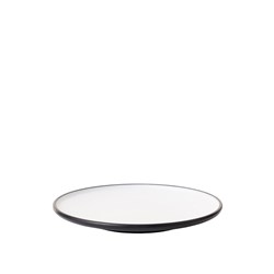 1181148 Dual Colour Melamine Plate Black/White 167mm CouCou