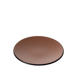 1181149 Dual Colour Melamine Plate Black/Brown 180mm CouCou