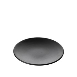 1181150 Dual Colour Melamine Plate Black 180mm CouCou