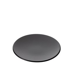 1181152 Dual Colour Melamine Plate Black/Grey 180mm CouCou